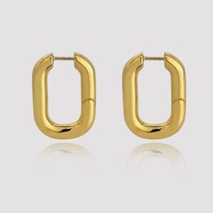 Miramira New York Lexington oval hoops. NWOT.